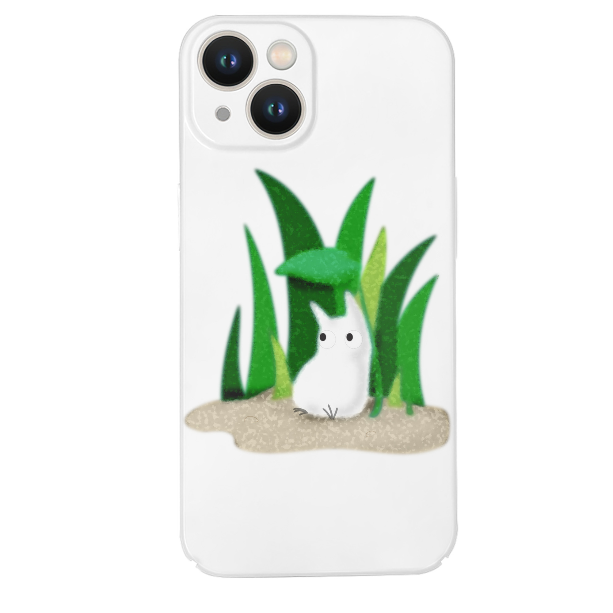 （画像用） となりのトトロ 草壁メイ 草壁サツキ My Neighbor Totoro Satsuki Kusakabe Mei Kusakabe 【iPhone 14シリーズ対応】ハードケース